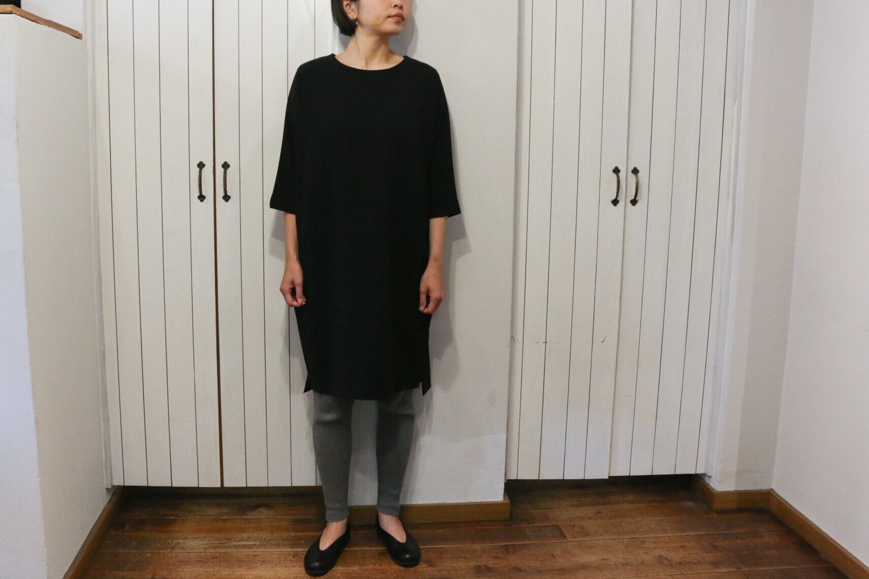 TRAVAIL MANUEL コクーンワンピース Wクロス コクーンワンピース - flannel（フランネル）