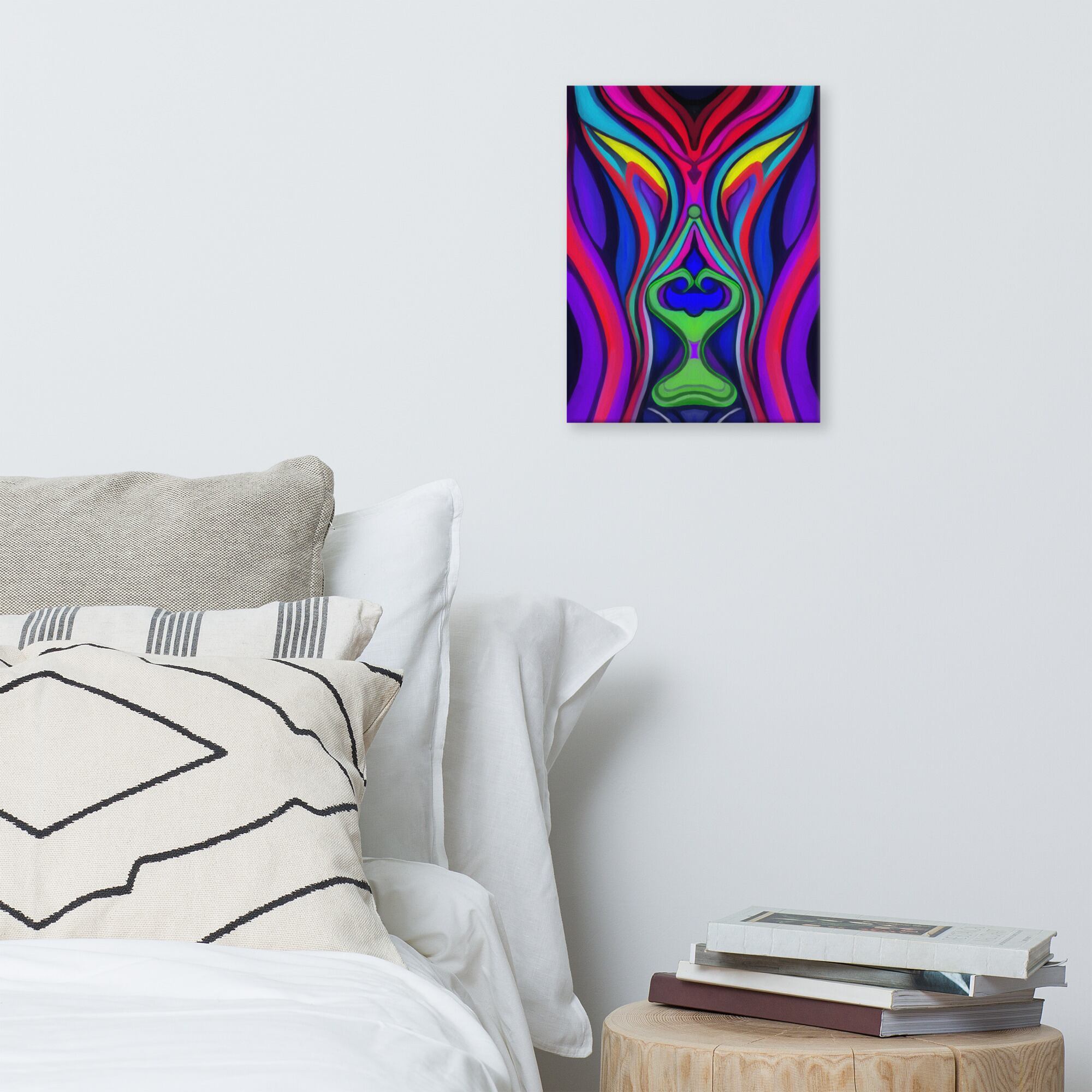 《目覚めよ鹿》/プリントキャンバス/30×41cm/(12×16インチ)