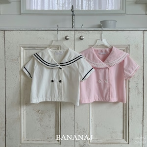 «sold out»ピンク　L(110 サイズ) Banana J セーラージャケット 2colors