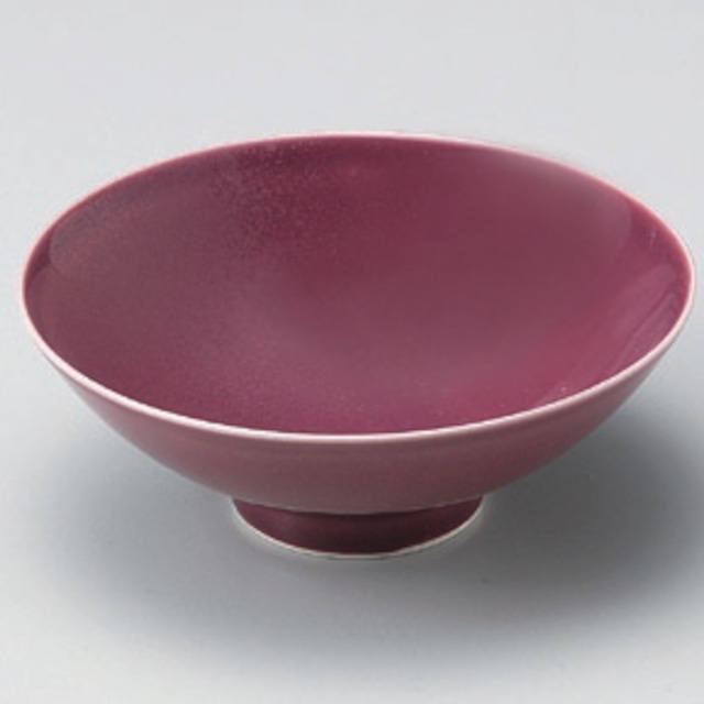 夢色(紫紺)平碗ﾎﾞｳﾙ(中)[1084] 63-6-697小鉢・組小鉢