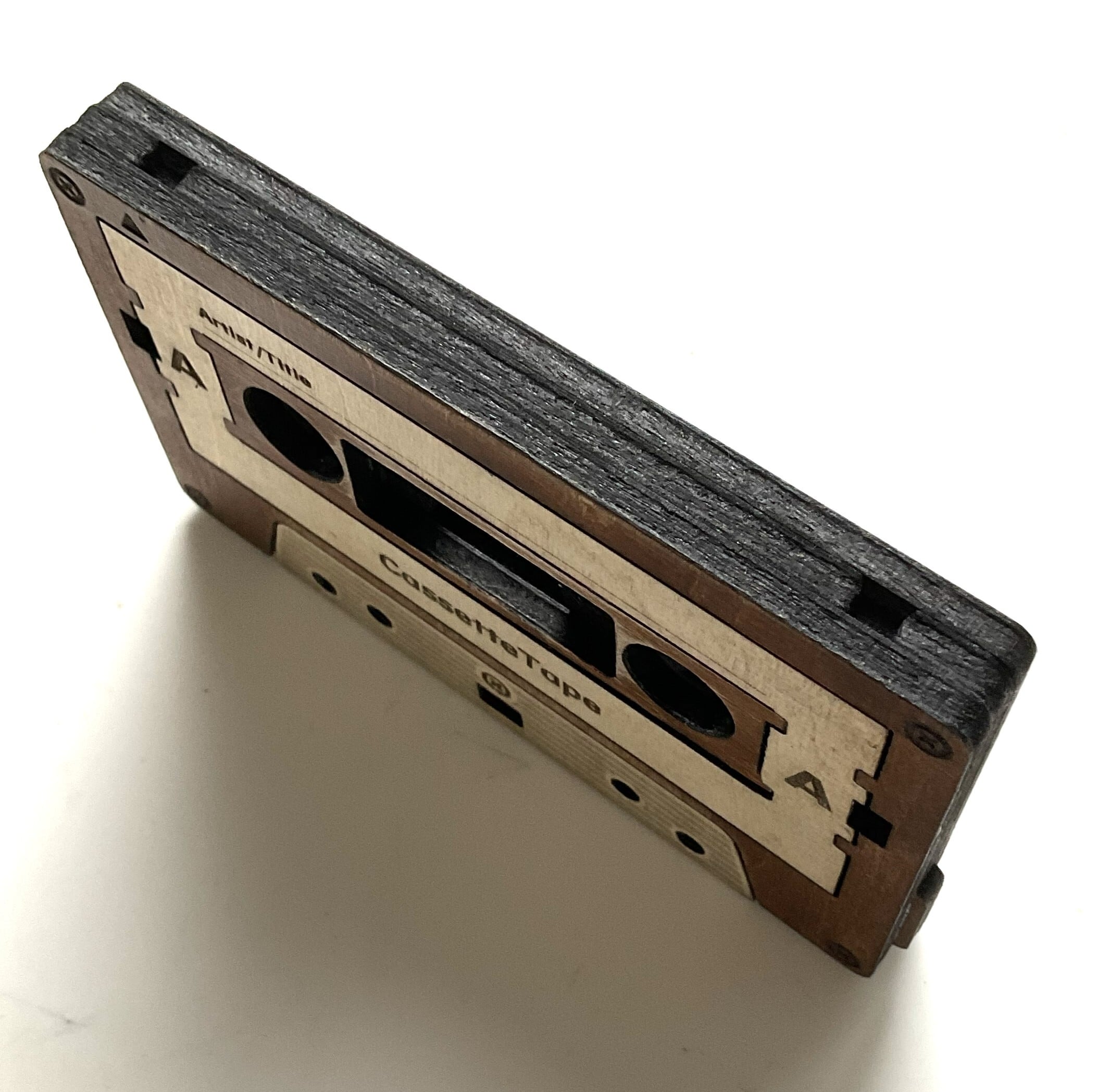 レプリカ木製カセットテープ】模型/インテリア雑貨/置物 オールド風