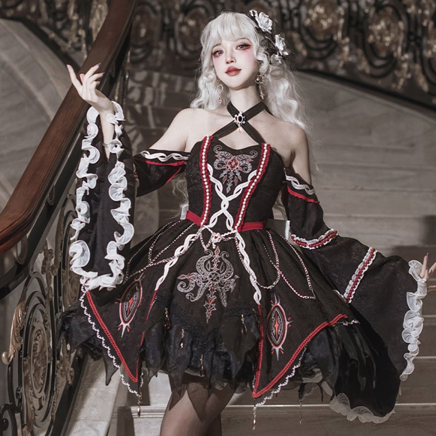 ゴスロリ通販 With U ドレス 魔女 コスプレ衣装 イベント ハロウィン