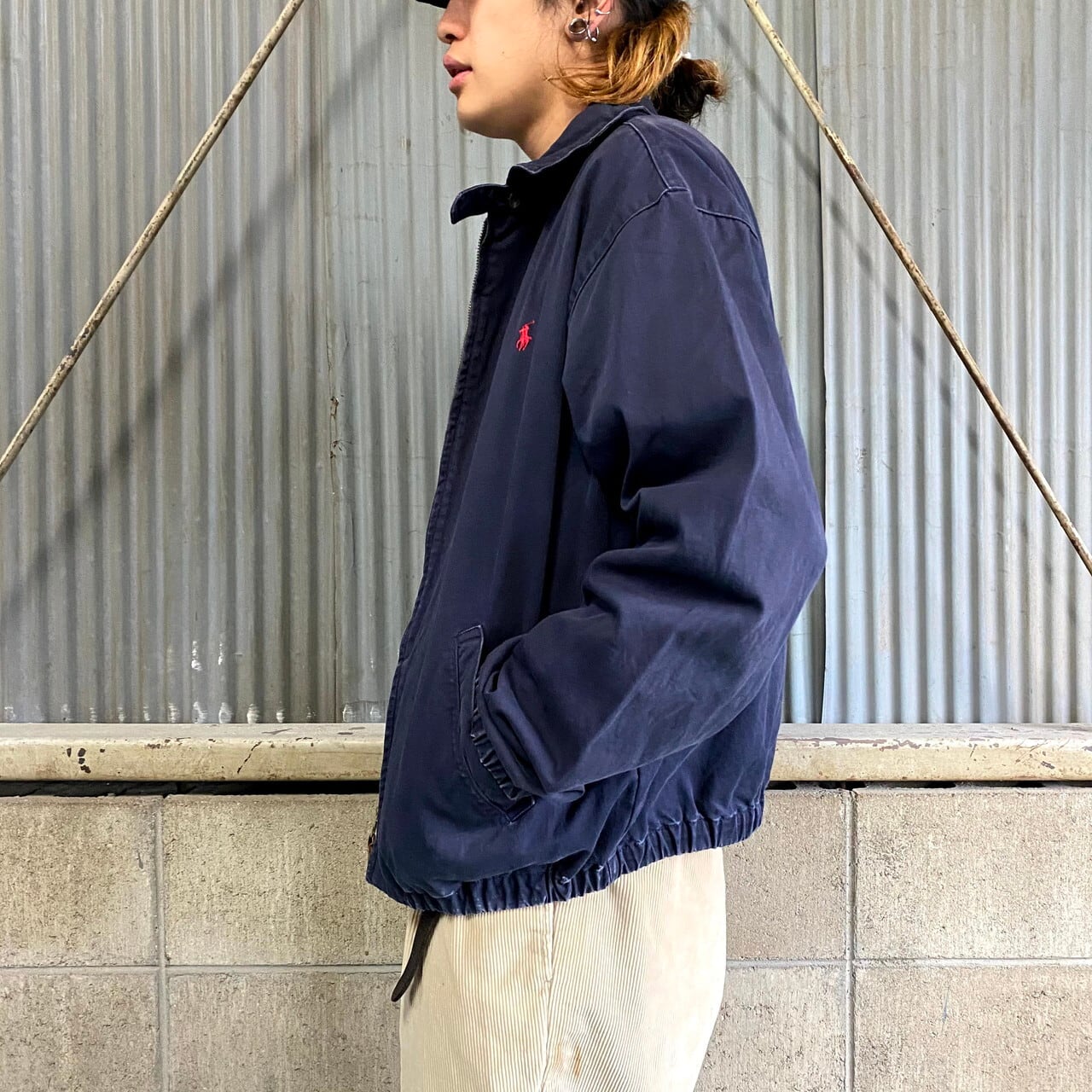 90年代 USA製 ポロバイラルフローレン スイングトップ メンズM 古着