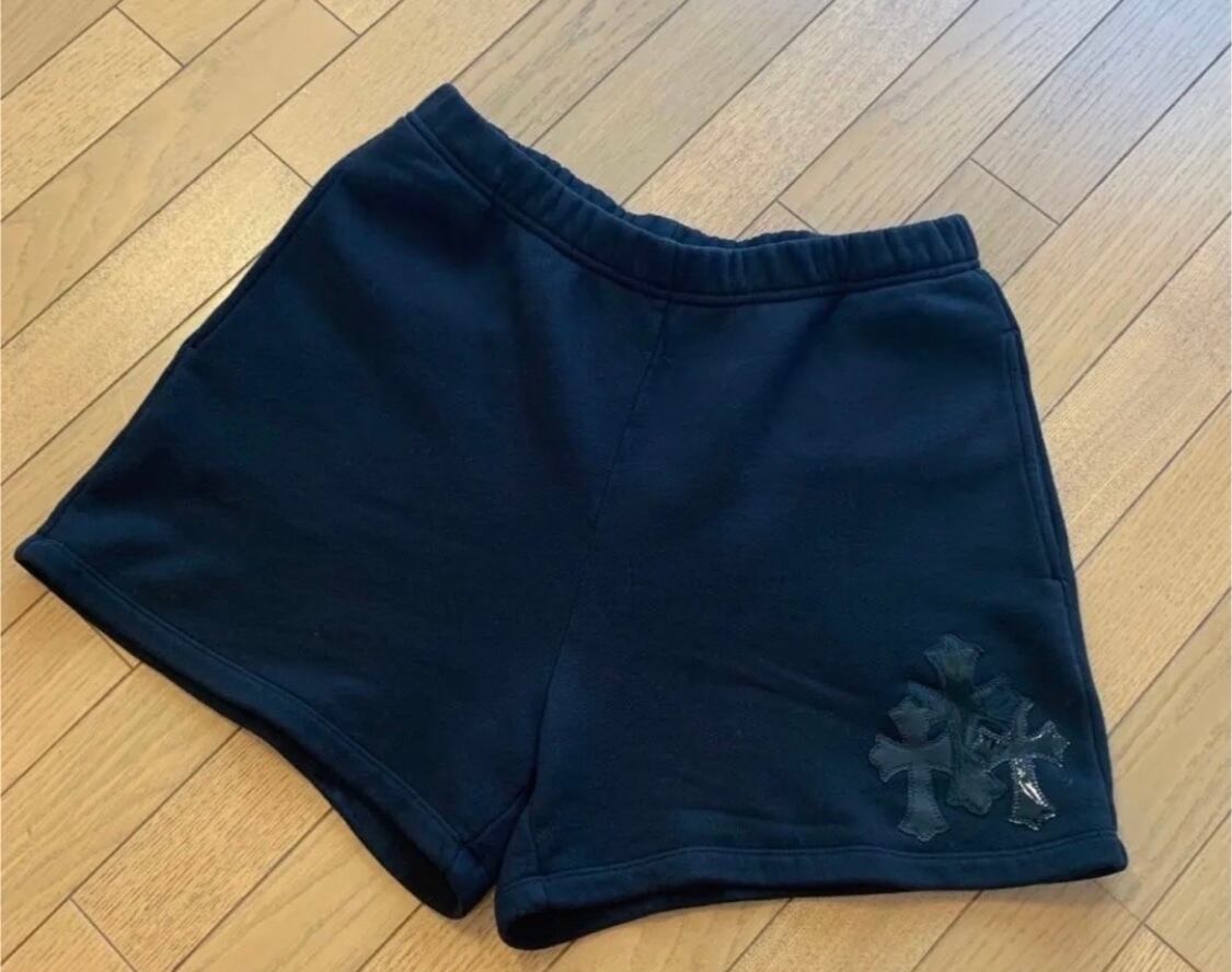 CHROME HEARTS クロムハーツ Y NOT クロスパッチ ショーツ