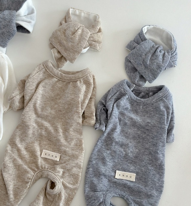 〈即納アイテム〉EYOU ロンパース / モッツァレラロンパース(ベージュ)