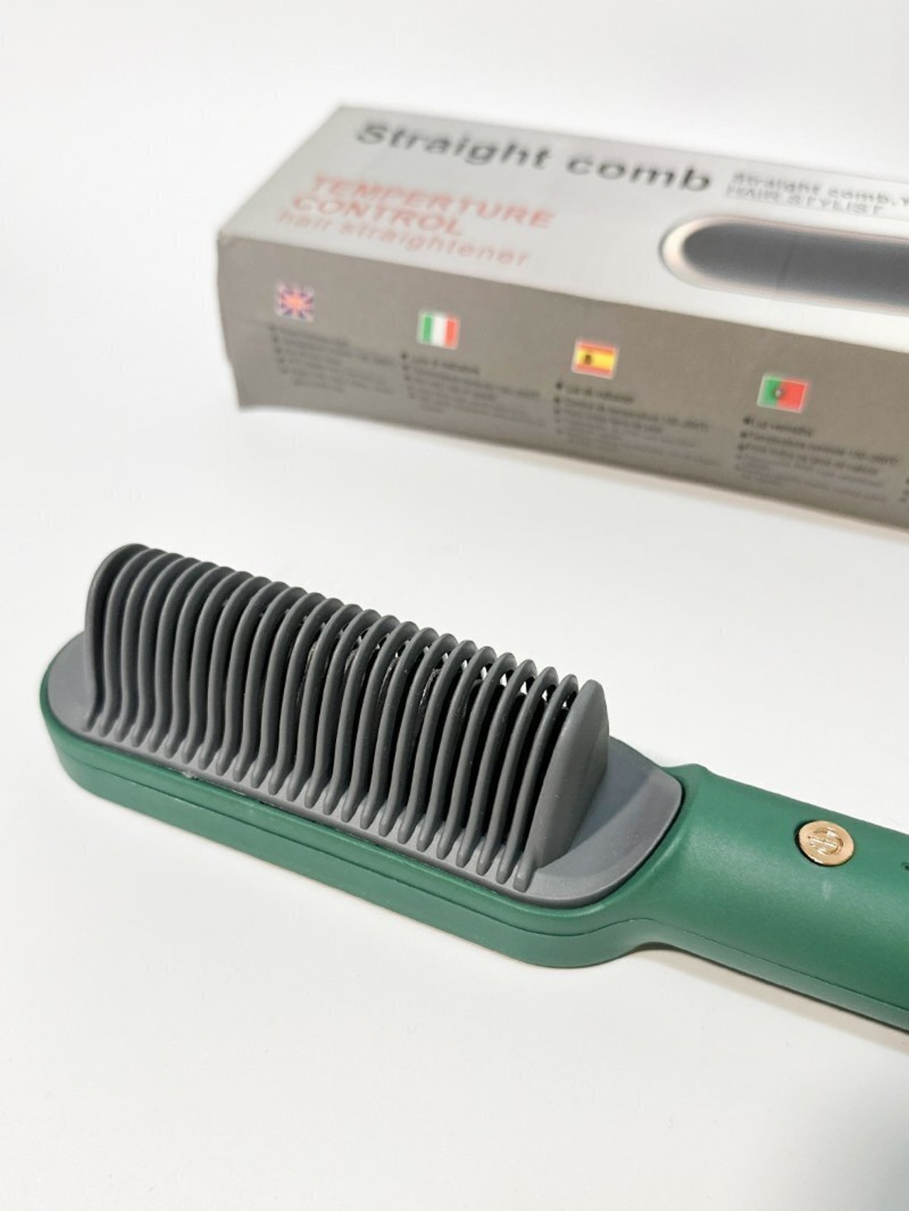 ストレート ヘアアイロン プロ ホットコーム クシ型 130〜200℃ PH680 ヘアケア ヘアセット 安全設計 ブラシ