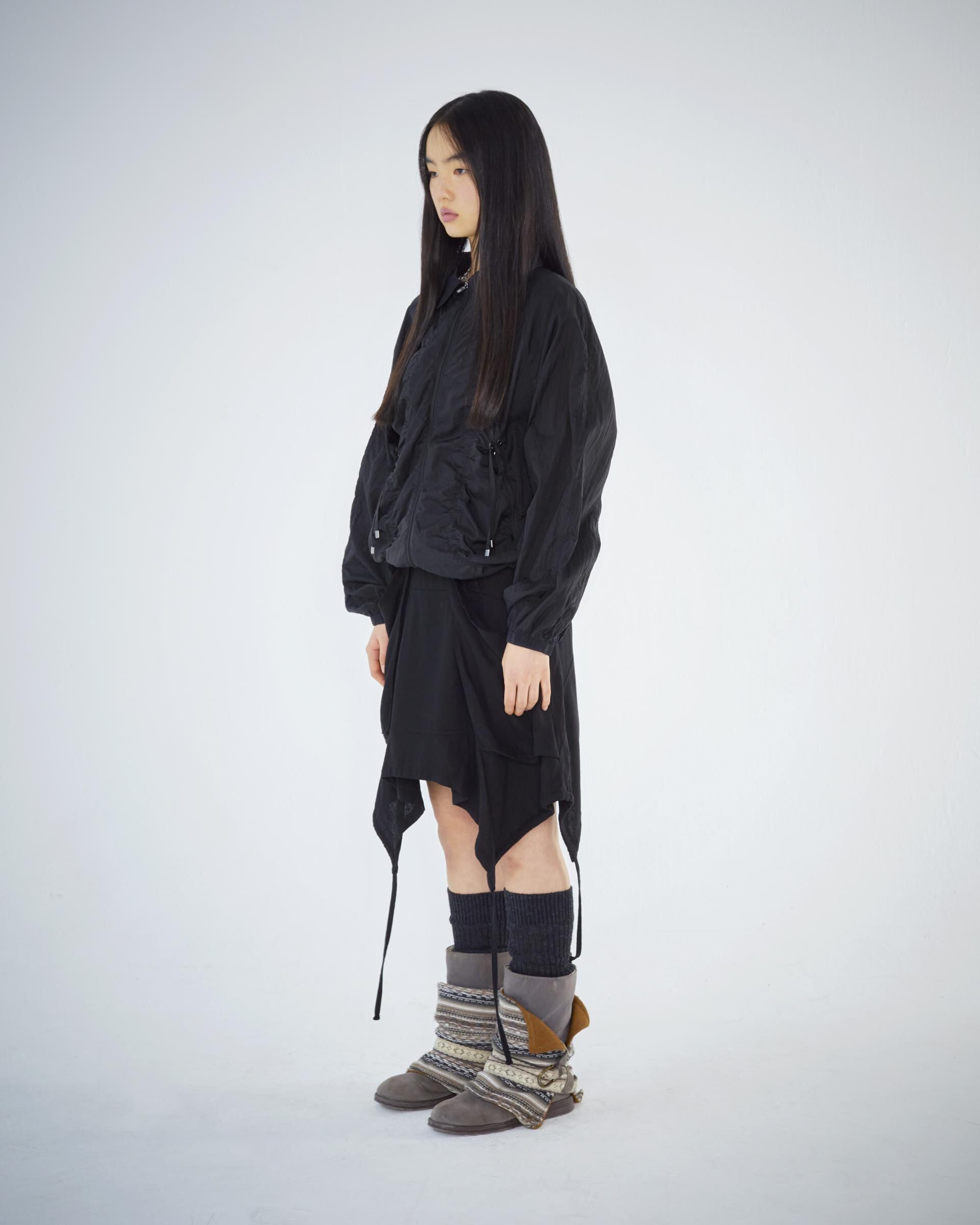 COYSEIO] ROUND COLLAR RIBBON JACKET BLACK 正規品 韓国ブランド 韓国