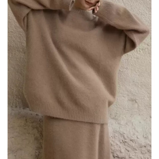 【ルーズソフトプルオーバーニット】P01918