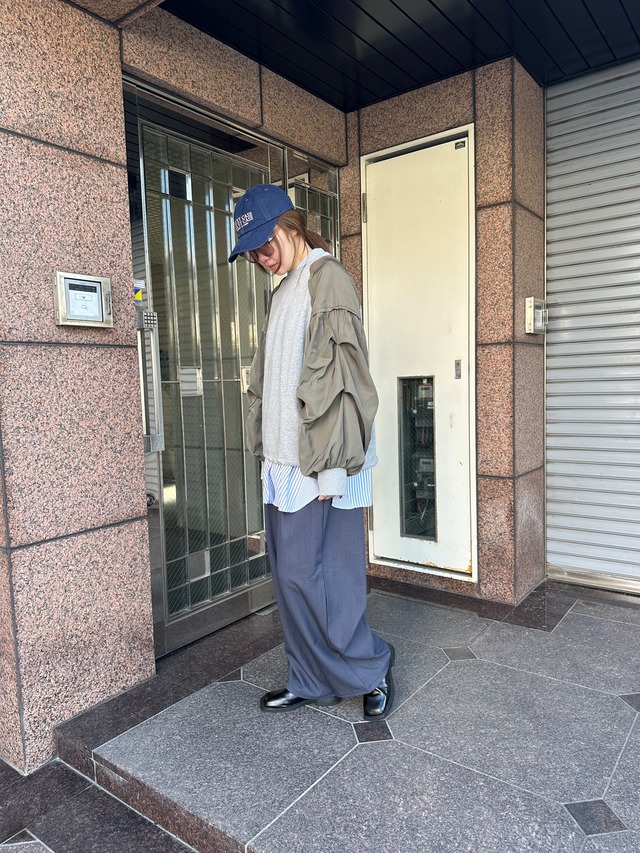 【original】Volume MA-1 Sleeve Tops(gray)