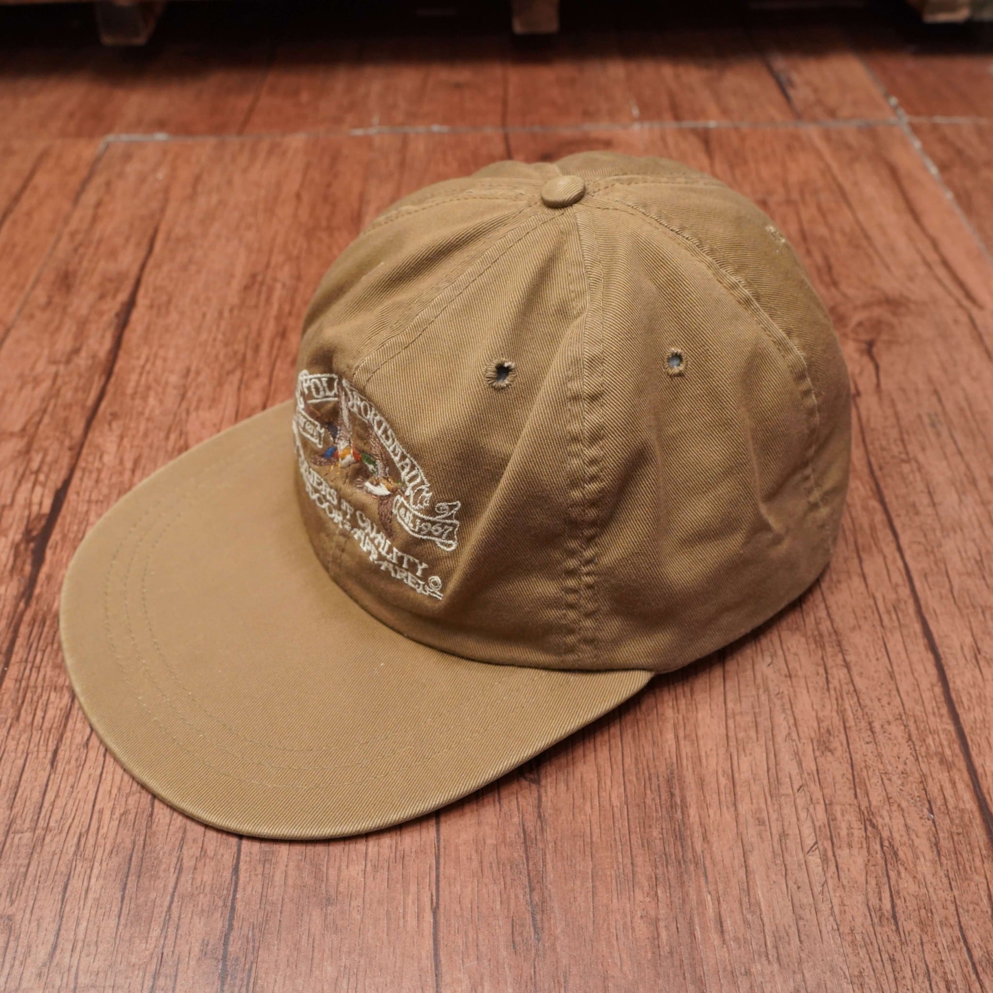 VINTAGE POLO ロングビルCAP USA製！