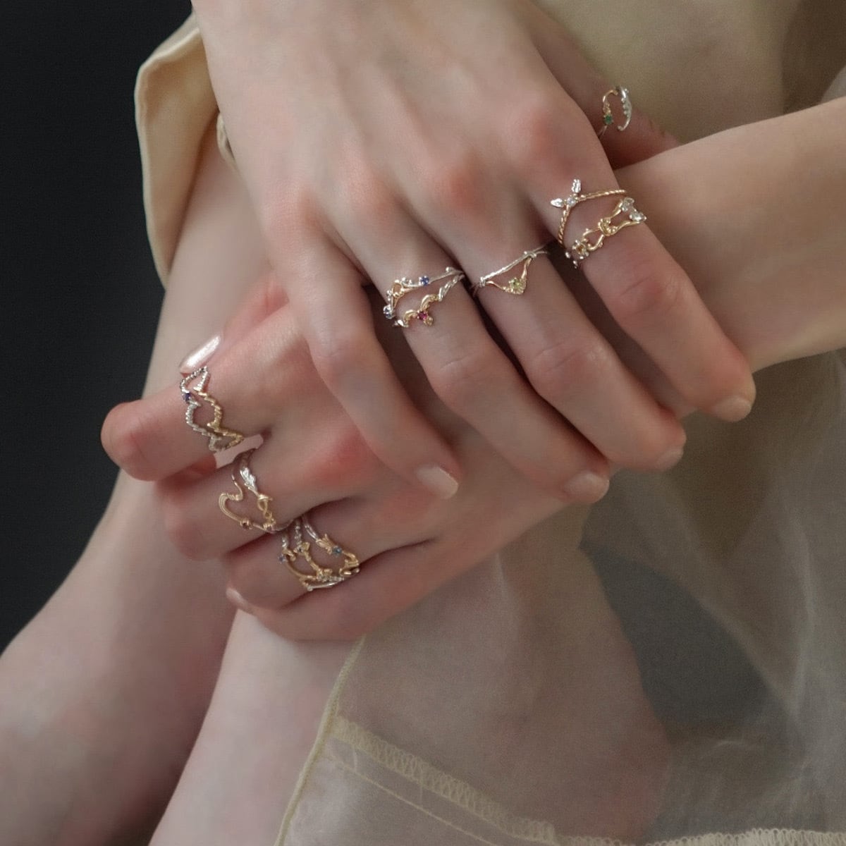 Scorpio 蠍座 / London blue Topaz＞zodiac sign ring | MR-135 | KINARIYA