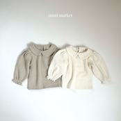 ミミマーケット / mimimarket / ヘア襟付きT / 韓国子供服 / キッズ / 26winter〖取寄〗*S~L*