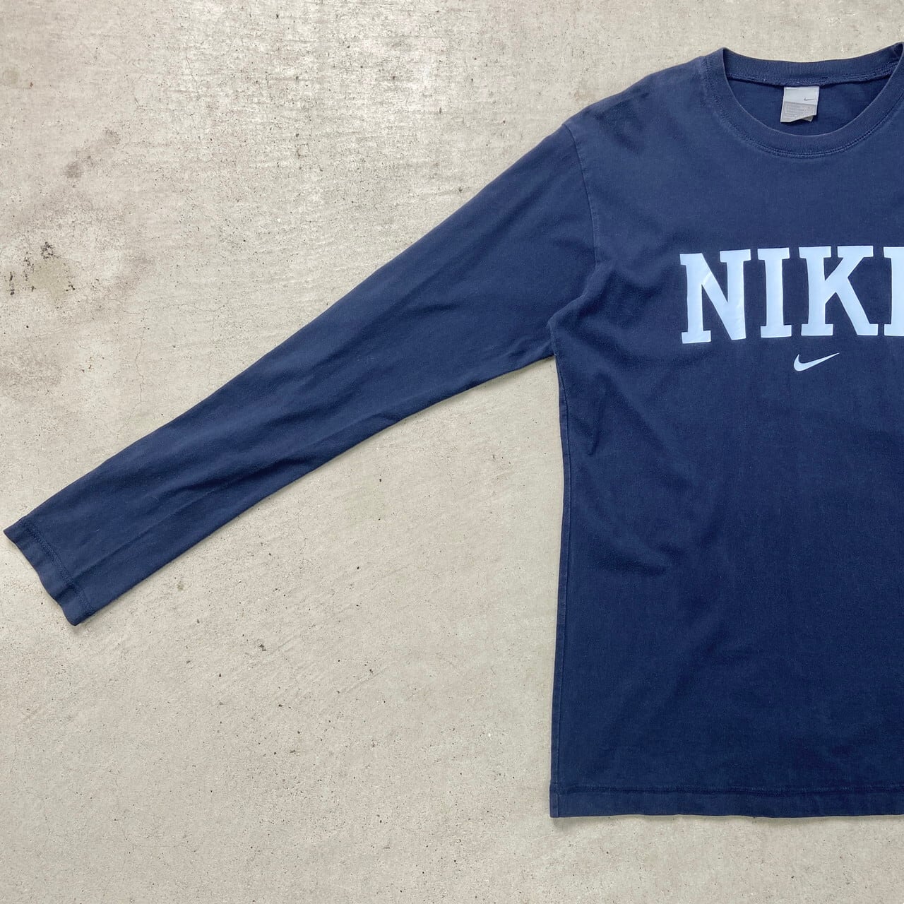 NIKE ナイキ ロングTシャツ ロンT スモールスウォッシュ メンズL 古着