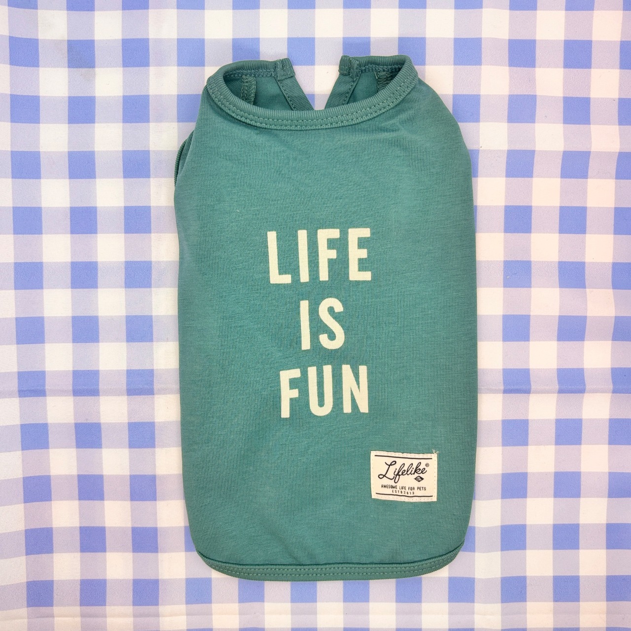 犬服　ICEライフイズタンク [サイズ: １号〜] [カラー: ターコイズ]