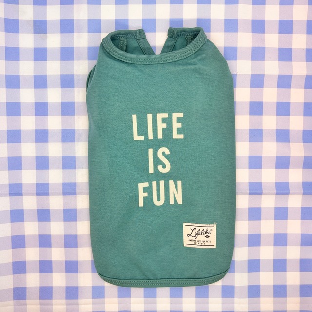 犬服　ICEライフイズタンク [サイズ: １号〜] [カラー: ターコイズ]