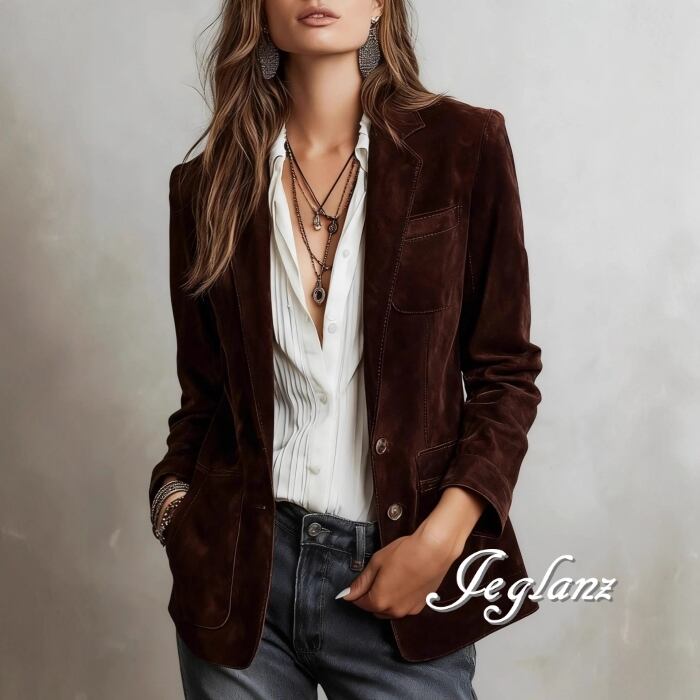 革ジャン レザー ジャケット スエード調 テーラード PU 韓国 2色(MB660)τ