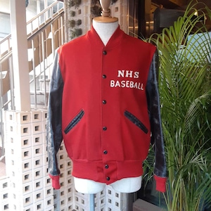 60's~ "DeLong" team jacket / 60年代~ "デロング" スタジアムジャンパー