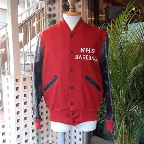 60's~ "DeLong" team jacket / 60年代~ "デロング" スタジアムジャンパー