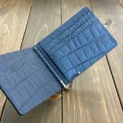 アリゲーター 無双 マネークリップ スチールブルー