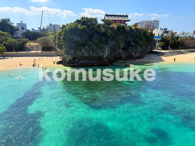 komusuke-select-110_海・川・滝_波の上ビーチ×5枚