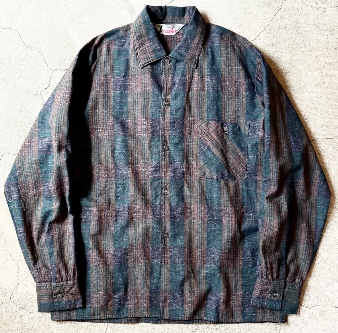 阿部様専用 〜1970's Checked cotton shirt | 古着屋 BOZO 阿部様専用 〜1970's Checked cotton shirt | 古着屋 BOZO