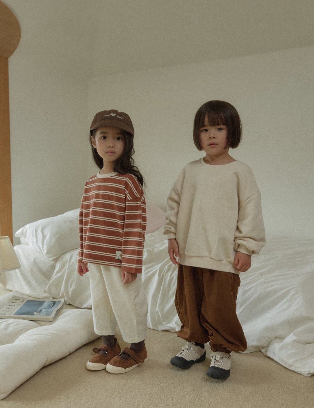 送料無料【予約】/ kids ベーシック綿パンツ /lalaland