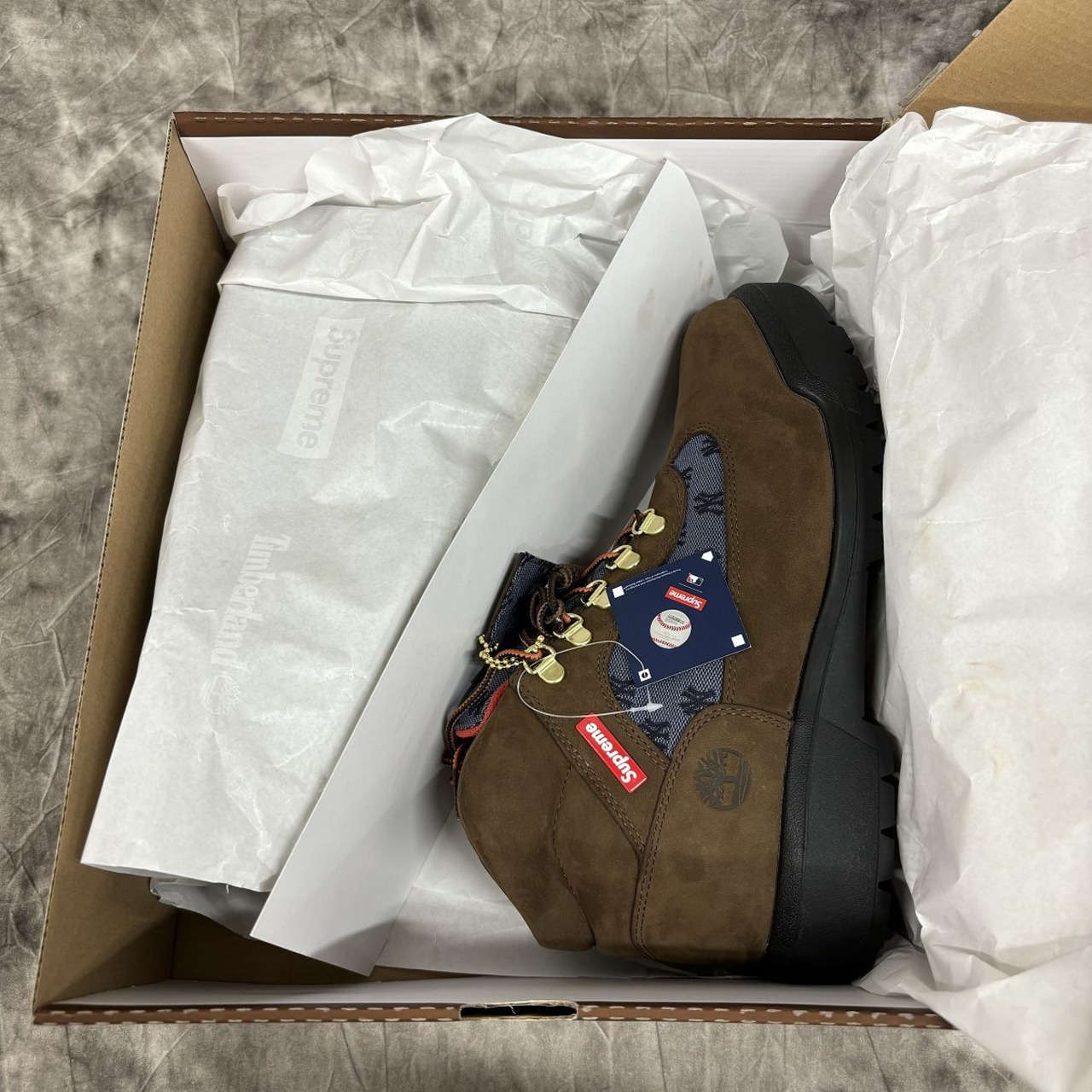 未使用】Supreme×Timberland×New York Yankees/シュプリーム 