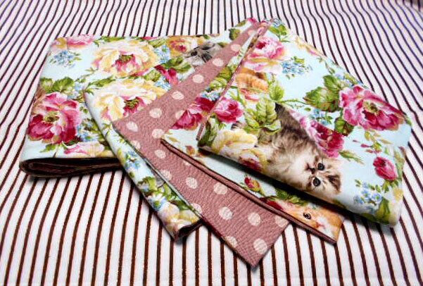 藤と黒猫柄 リバーシブル半幅帯【出品限り】 （楽天市場】【クーポン  