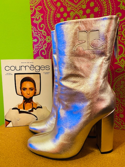 Courrèges　USED　ブーツ　シルバー