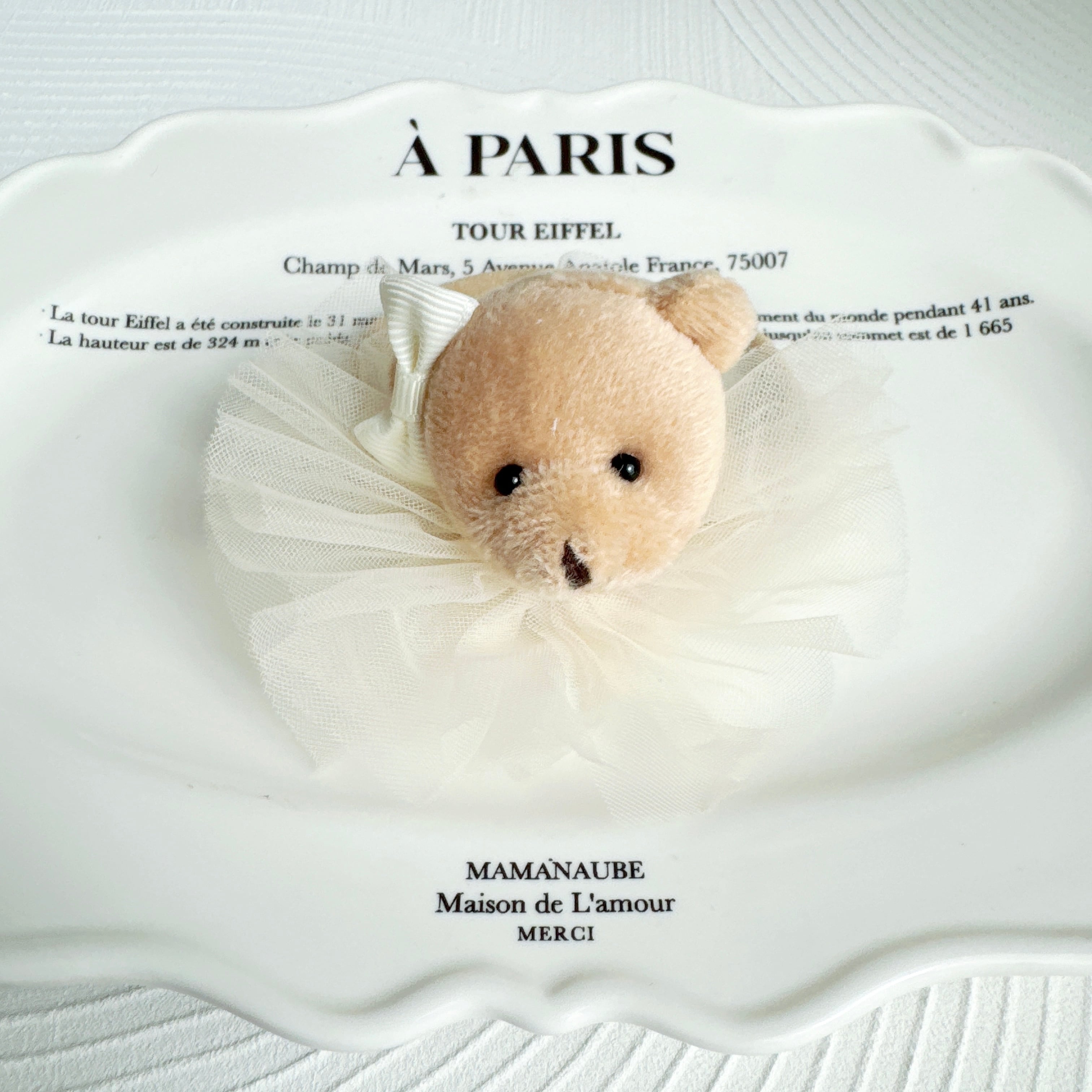 シフォンくまさんヘアバンド