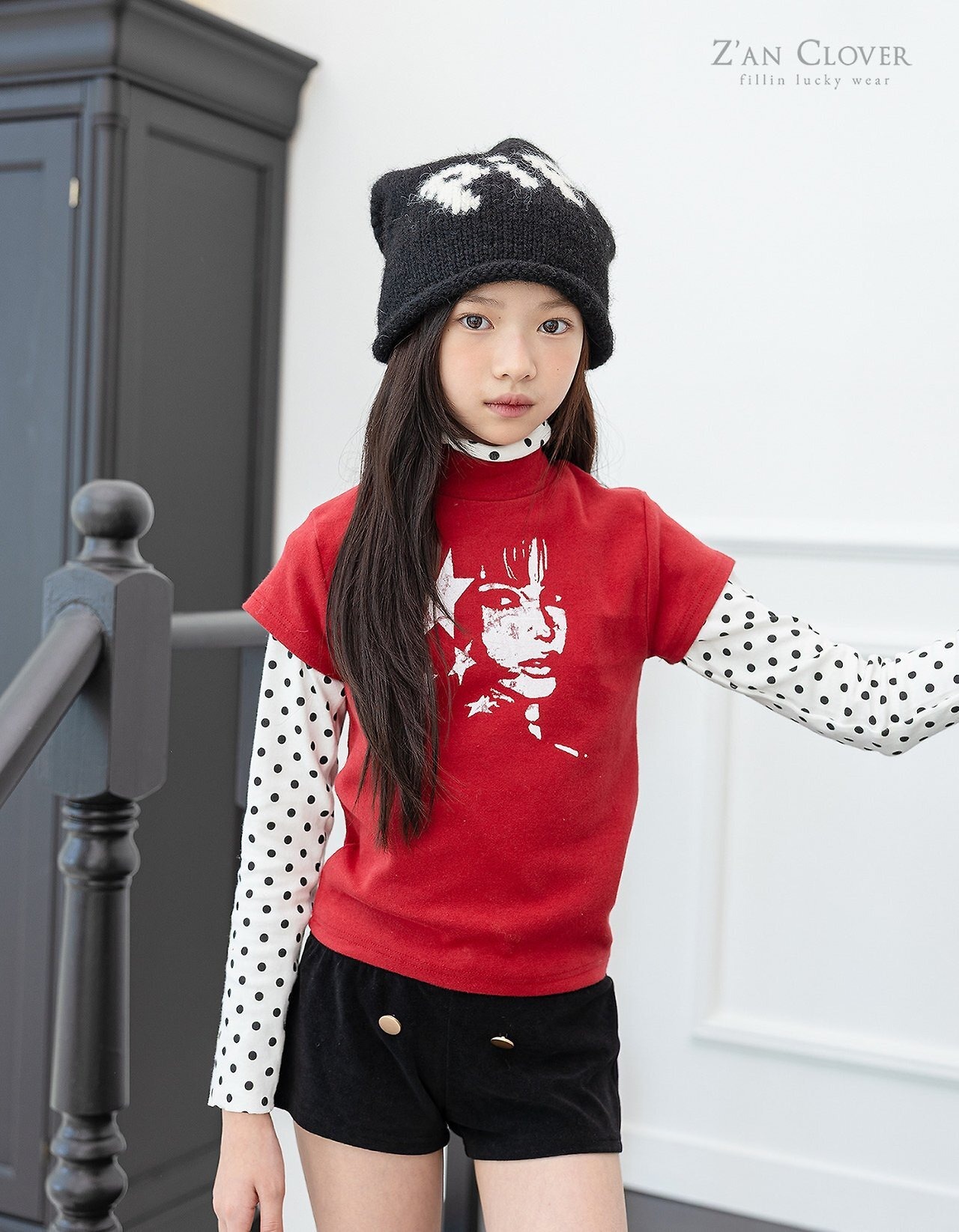 ZAN CLOVER［取寄］star face tee 26winter