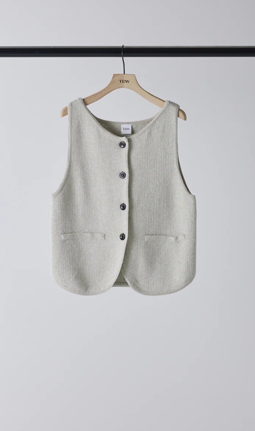 YENN 】 BOAT NECK KNIT VEST | valance 福井｜レディース セレクト