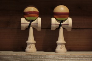 cereal kendama Pumpkin Gram - Hybrid 2 Shape (Maple Big Cup) けん玉