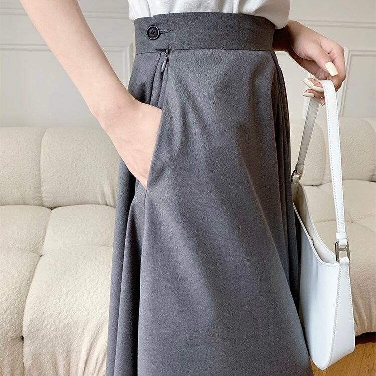 ミドル丈 シンプルグレースカート | DRESSNISTA