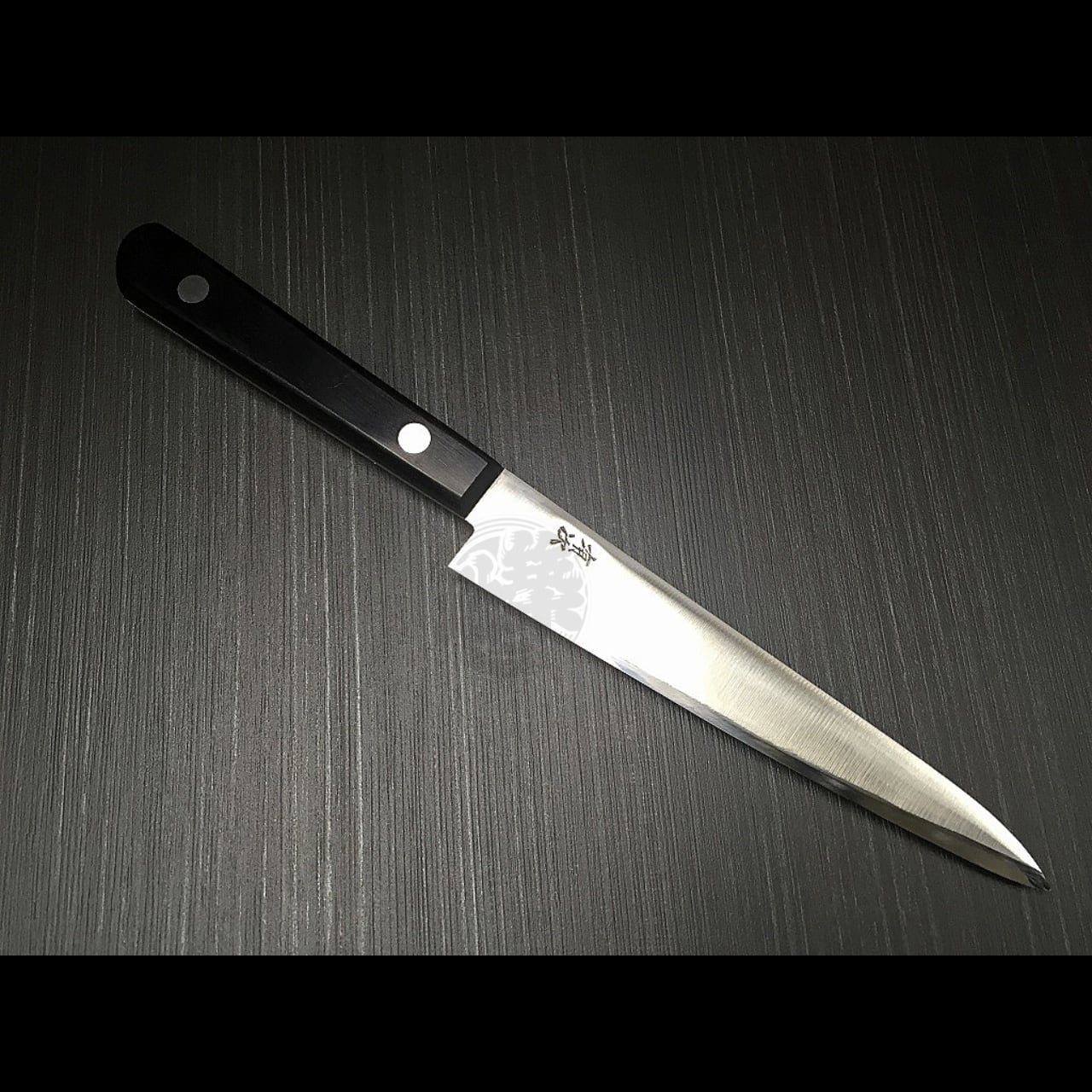 有次別打「薄刃」木鞘・黒檀ピン 本刃付済 中古+黒柿