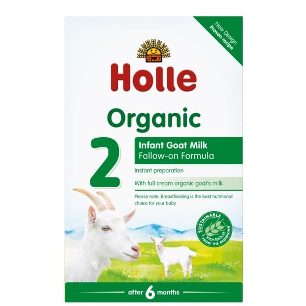 [400g 4箱セット・6カ月から] ホレ オーガニック有機原料使用・ヤギミルク ステップ2 (Holle Organic Infant Goat  Milk Formula) 乳児用ゴート粉ミルク