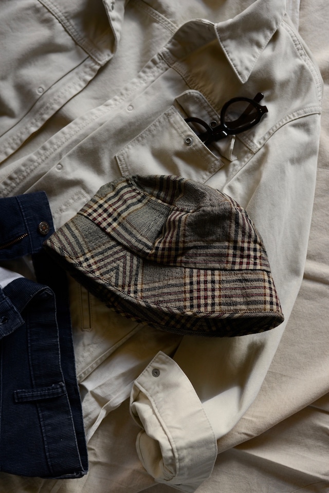 blackbird / bucket hat (check)