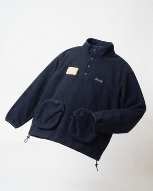 Navy)Brook Long Sleeve Fleece JKT