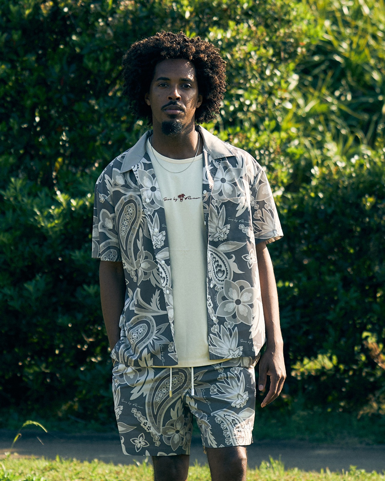 【SUNS】PAISLEY PATTERN BOARDSHORTS［RSW100］