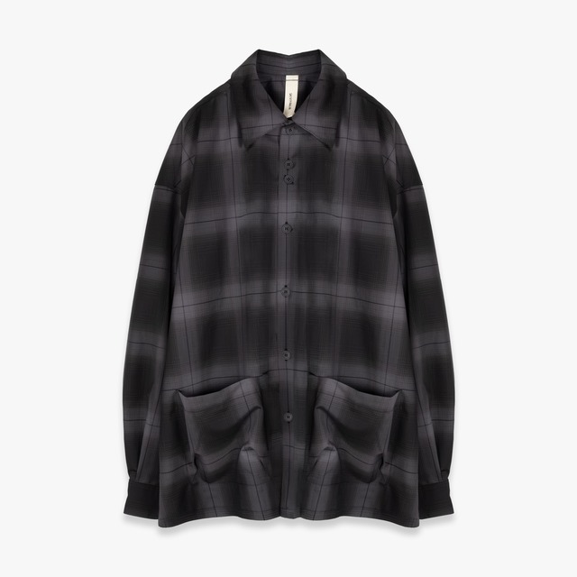 SHINYAKOZUKA 26AW ROOMY SHIRT (NIGHT BLACK) ISSUE#9