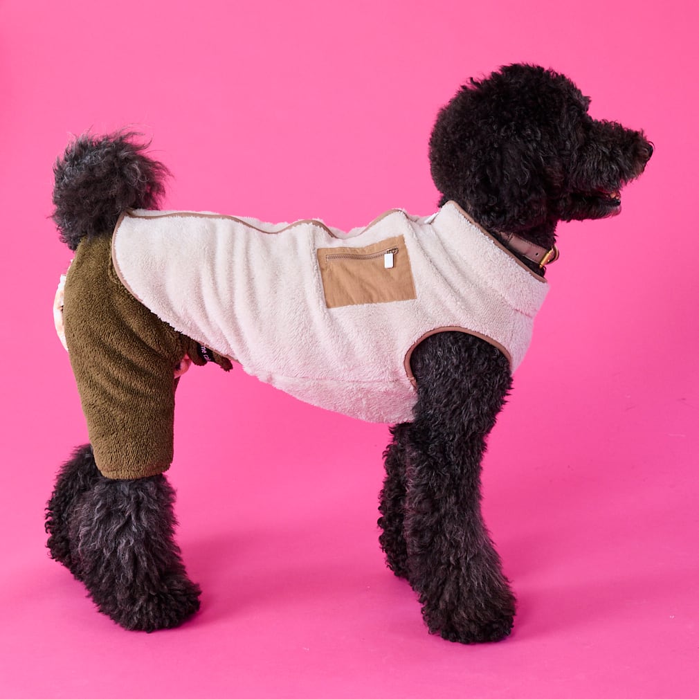 252519大型犬サイズ］フリースベスト | 犬服ブランド 2e deuxieme cale
