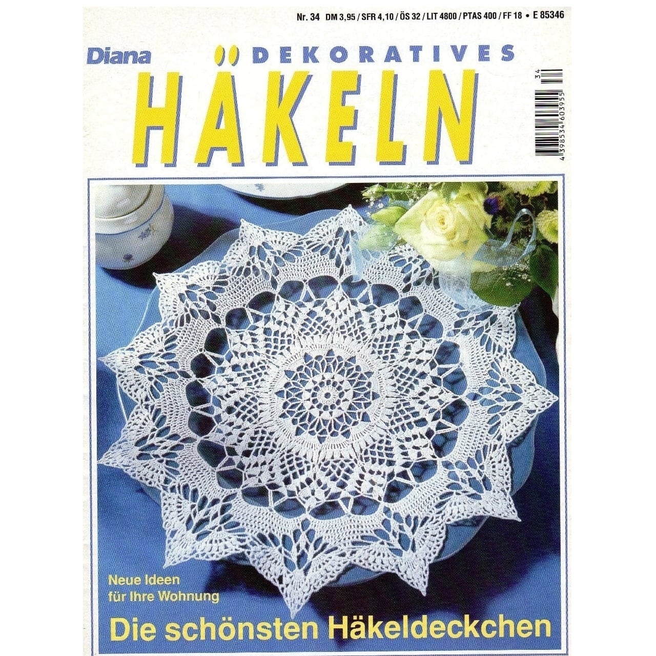 ドイツ手芸小冊子 Diana Dekoratives Häkeln 34号