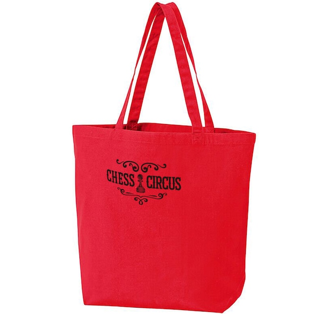 OHIO101 CHESS CIRCUS TOTOBAG jumbo red