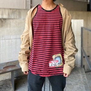 【NEW】ZAC VARGAS / patch tank top/5色展開