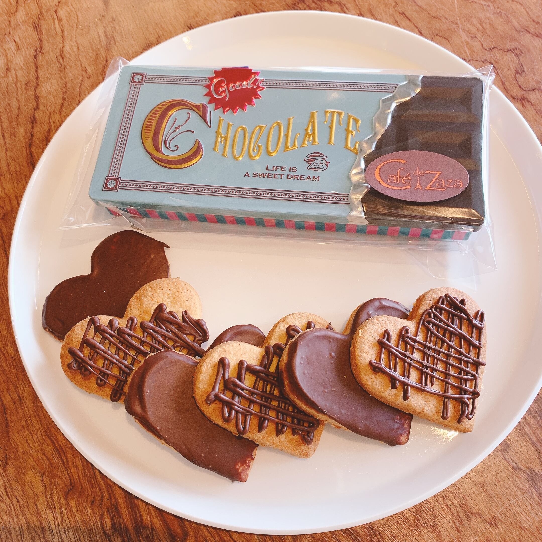 全粒粉とチョコのクッキー Cafe De Zaza