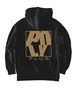 POLYPLUS SIDE-ZIP HOODIE BLACK