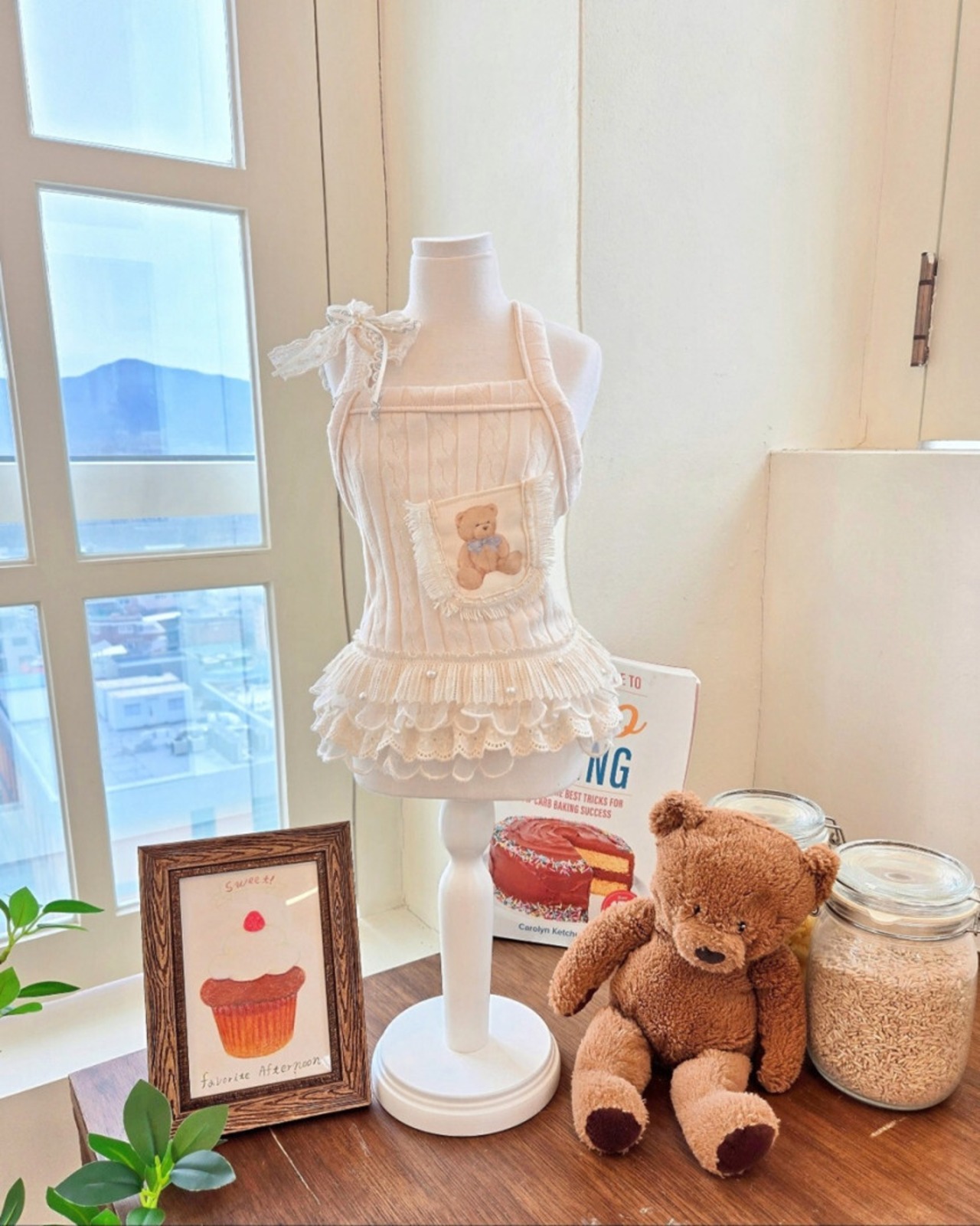 予約 【pecoramou select】Teddy  One-Piece Dress