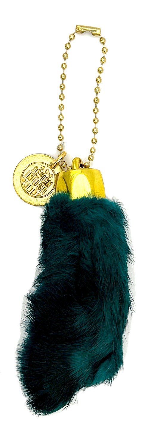 ラビットフット キーホルダー RABITT FOOT KEYCHAIN GREEN : USRF-GR