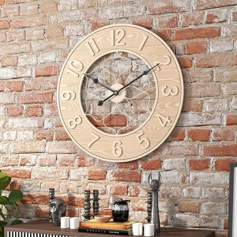 掛け時計 ヨーロッパ風 ヴィンテージ風 北欧風 壁時計 シンプル