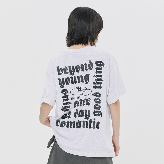 BEYOND YOUNG TEE SHIRT_LIGHT GREY